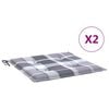 vidaXL 2 db sz&uuml;rke kock&aacute;s oxford sz&ouml;vet kerti sz&eacute;kp&aacute;rna 40 x 40 x 4 cm