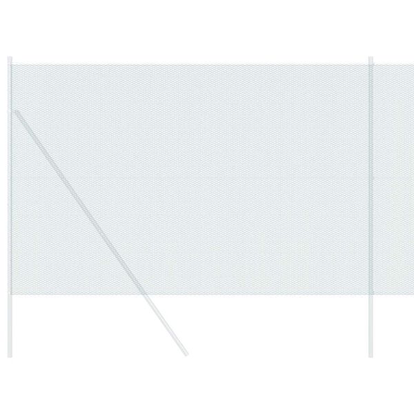 vidaXL Hexagon kerítés Zöld 1.6 x 10 m Acél