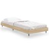vidaXL sonoma t&ouml;lgy sz&iacute;nű szerelt fa &aacute;gykeret matrac n&eacute;lk&uuml;l 75x190 cm
