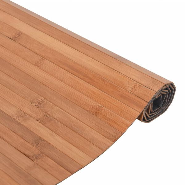 vidaXL n&eacute;gysz&ouml;gletű term&eacute;szetes bambusz szőnyeg 70 x 200 cm