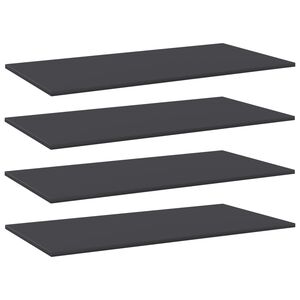 vidaXL 4 db sz&uuml;rke forg&aacute;cslap k&ouml;nyvespolc 100 x 50 x 1,5 cm