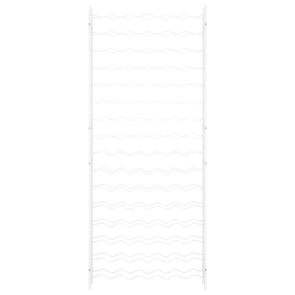 vidaXL feh&eacute;r f&eacute;m bortart&oacute; &aacute;llv&aacute;ny 96 palackhoz