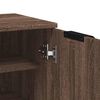 vidaXL barna t&ouml;lgysz&iacute;nű szerelt fa cipősszekr&eacute;ny 59 x 35 x 100 cm