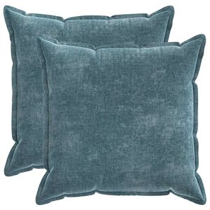 vidaXL P&aacute;rna huzat 2 pcs HOUTEN K&eacute;k 80 x 80 cm Chenille Sz&ouml;vet