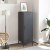 vidaXL antracitszürke acél magasszekrény 36 x 39 x 113 cm
