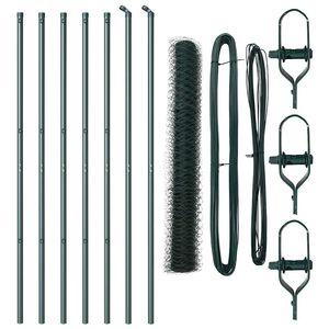 vidaXL Ker&iacute;t&eacute;soszlop Z&ouml;ld