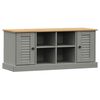 vidaXL VIGO sz&uuml;rke t&ouml;m&ouml;r fenyőfa cipőt&aacute;rol&oacute; pad 106 x 35 x 45 cm