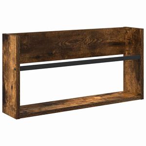 vidaXL Magazin &aacute;llv&aacute;ny F&uuml;st&ouml;lt t&ouml;lgy 60 x 12 x 30 cm Szerelt Fa