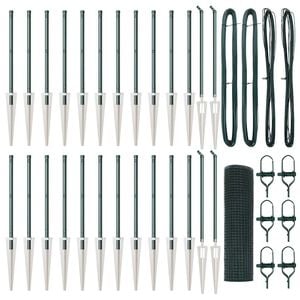 vidaXL Hevederes dr&oacute;tker&iacute;t&eacute;s t&uuml;sk&eacute;kkel 50 x 1 m PVC-bevonatos Ac&eacute;l