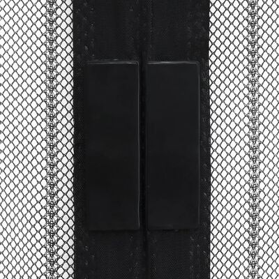 vidaXL 2 darab fekete rovarfüggöny mágneses blokkokkal 230 x 160 cm