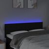 vidaXL fekete sz&ouml;vet LED-es fejt&aacute;mla 144x5x78/88 cm
