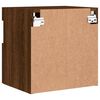 vidaXL barna tölgyszínű fali TV-szekrény LED-del 40x30x40 cm