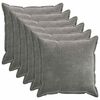 vidaXL P&aacute;rna huzat 6 pcs HOUTEN S&ouml;t&eacute;tsz&uuml;rke 70 x 70 cm Chenille Sz&ouml;vet