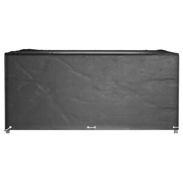 vidaXL 2 db négyzet alakú kerti bútorhuzat 16 fűzőlyukkal 205x205x90cm