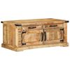 vidaXL Doh&aacute;nyz&oacute;asztal fi&oacute;kkal Barna 90 x 50 x 40 cm T&ouml;m&ouml;r Mang&oacute;f&aacute;t