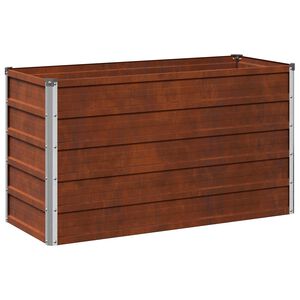 vidaXL Emelt kert &aacute;gy&aacute;s Rozsd&aacute;s 100 x 40 x 55 cm karton