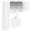 vidaXL F&uuml;rdőszobai Szekr&eacute;ny Szett 5 pcs Feh&eacute;r 50 x 14,5 x 70 cm
