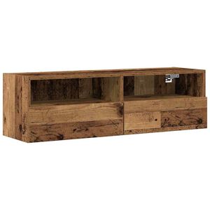 vidaXL TV Fali Szekr&eacute;ny R&eacute;gi fa 100 x 30 x 30 cm Faanyag