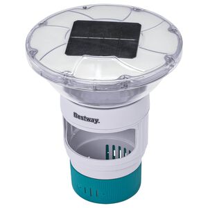 Bestway Lebegő Napelemes L&aacute;mpa Feh&eacute;r &Oslash; 7,6 cm PC &eacute;s ABS