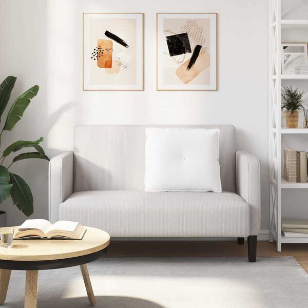 vidaXL H&aacute;tp&aacute;rna Feh&eacute;r 60 x 19 x 50 cm sz&ouml;vet