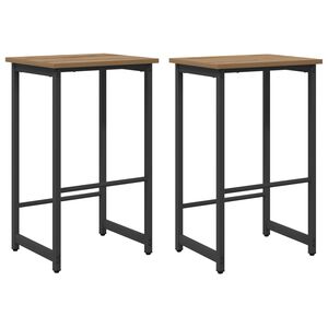 vidaXL B&aacute;rsz&eacute;k 2 db K&eacute;zműves T&ouml;lgy 40 x 32 x 64 cm Szerelt Fa