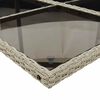 vidaXL 13 r&eacute;szes sz&uuml;rke polyrattan kerti &eacute;tkezőgarnit&uacute;ra p&aacute;rn&aacute;kkal