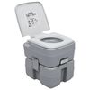 vidaXL sz&uuml;rke hordozhat&oacute; kemping WC 20+10 L