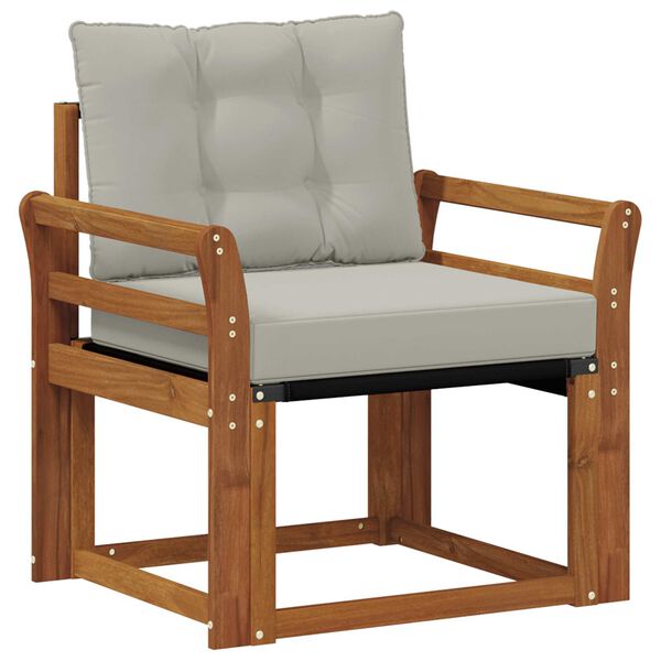 vidaXL K&uuml;lt&eacute;ri kanap&eacute; szett T&ouml;m&ouml;r ak&aacute;cfa &eacute;s textil&eacute;n