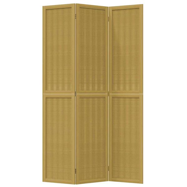 vidaXL 3 paneles barna t&ouml;m&ouml;r cs&aacute;sz&aacute;rfa t&eacute;relv&aacute;laszt&oacute;