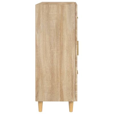 vidaXL sonoma-tölgyszínű szerelt fa tálalószekrény 69,5 x 34 x 90 cm