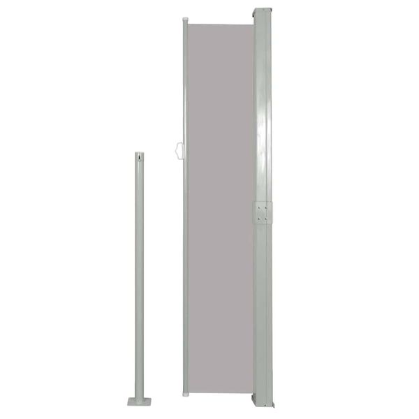 vidaXL veranda behúzható válaszfal 160 x 300 cm szürke