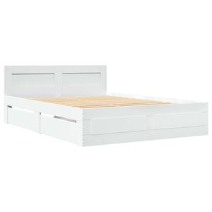 vidaXL &Aacute;gykeret fejt&aacute;ml&aacute;val fi&oacute;kkal 2 pcs Feh&eacute;r 137 x 188 cm Faanyag