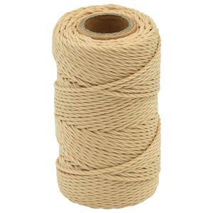 vidaXL T&ouml;bbc&eacute;l&uacute; munkak&ouml;t&eacute;l 2 mm 25 m Term&eacute;szetes PP