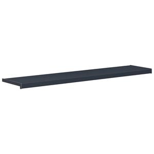 vidaXL Ablakp&aacute;rk&aacute;ny Antracit fa erezettel 120 x 30 x 4,5 cm PVC