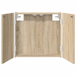 vidaXL Darts szekr&eacute;ny Sonoma T&ouml;lgy 56 x 12 x 53,5 cm Szerelt Fa