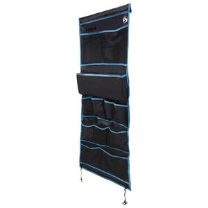 vidaXL T&aacute;rol&oacute;t&aacute;ska t&aacute;rol&oacute;val Fekete &eacute;s K&eacute;k 161 x 58,5 cm oxford