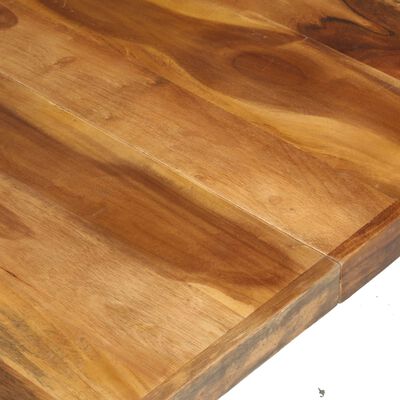 vidaXL paliszander felületű tömör fa dohányzóasztal 140 x 140 x 40 cm
