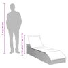 vidaXL összecsukható napozóágy párnával és tárolóval bézs polyrattan