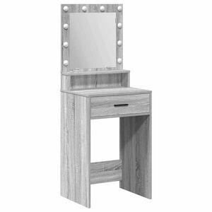 vidaXL &Ouml;lt&ouml;zk&ouml;dőasztal Sz&uuml;rke Sonoma 50 x 41 x 135 cm Szerelt Fa