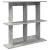 vidaXL Falpolc Falra szerelhető Betonsz&uuml;rke 100 x 20 x 75 cm