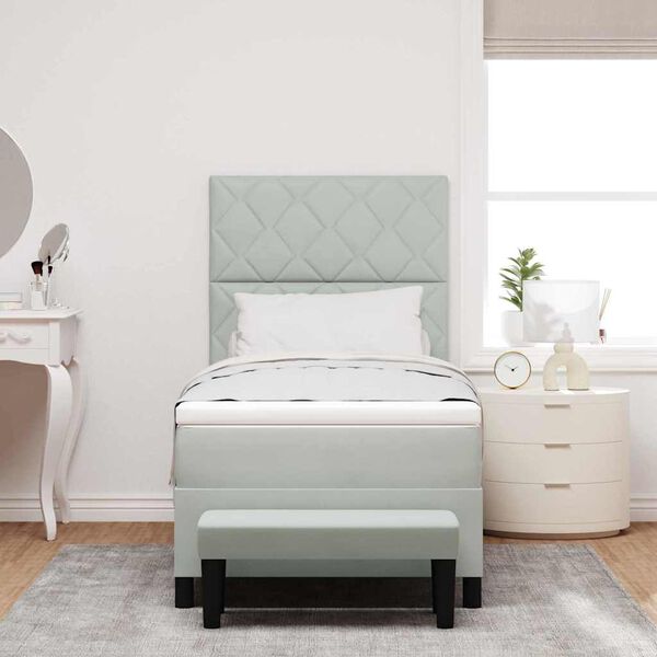 vidaXL Boxrug&oacute;s &aacute;gy matracmal Vil&aacute;gossz&uuml;rke 90 x 190 cm B&aacute;rsony