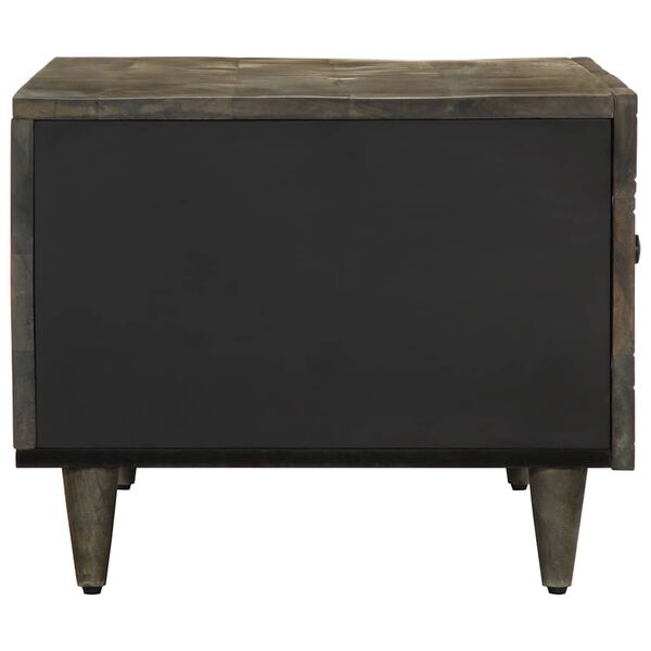 vidaXL vil&aacute;gossz&uuml;rke t&ouml;m&ouml;r mang&oacute;fa doh&aacute;nyz&oacute;asztal 80 x 50 x 40 cm