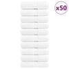 vidaXL pr&eacute;mium SOLUND mosd&oacute;t&ouml;r&ouml;lk&ouml;ző 50 db feh&eacute;r 30 x 30 cm 600 g/m&sup2;