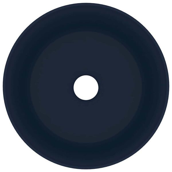 vidaXL kerek matt s&ouml;t&eacute;tk&eacute;k ker&aacute;mia luxus mosd&oacute;kagyl&oacute; 40 x 15 cm