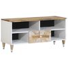 vidaXL t&ouml;m&ouml;r mang&oacute;fa TV-szekr&eacute;ny100x33,5x46 cm