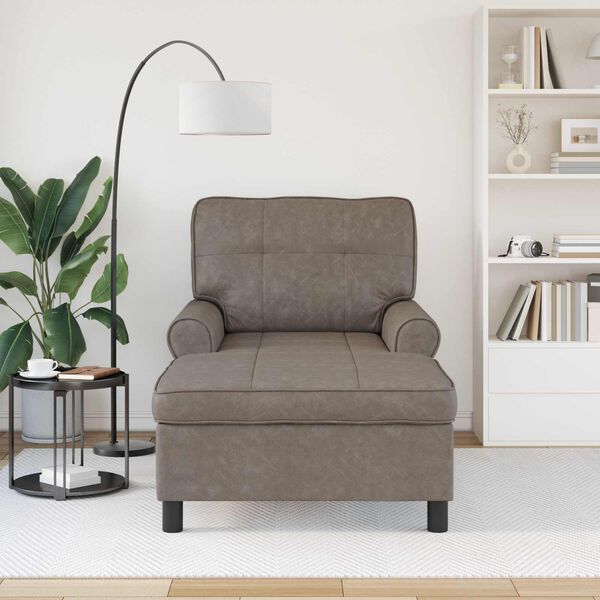 vidaXL P&Aacute;R&Aacute;S FOTEL p&aacute;rn&aacute;val Sz&uuml;rke 91 x 157 x 91 cm Műbőr