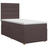 vidaXL Boxspring &aacute;gy matraccal S&ouml;t&eacute;t Barna 80 x 200 cm Sz&ouml;vet