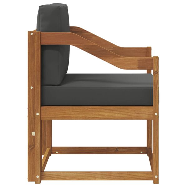 vidaXL K&uuml;lt&eacute;ri kanap&eacute; T&ouml;m&ouml;r ak&aacute;cfa &eacute;s poli&eacute;szter Term&eacute;szetes