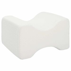 vidaXL Knee Pillow Feh&eacute;r Mem&oacute;riahab &eacute;s Poli&eacute;szter 26 x 21,5 x 15 cm