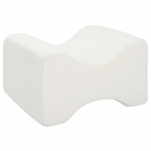 vidaXL Knee Pillow Feh&eacute;r Mem&oacute;riahab &eacute;s Poli&eacute;szter 26 x 21,5 x 15 cm